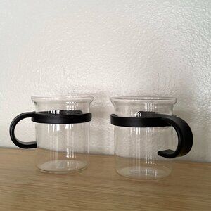 Pair of Star Trek, Picard, Bodum mugs / tea / espresso cups